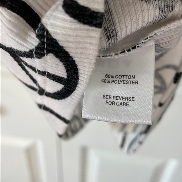 Jet Set Peace Sign Racerback Tank Top - Picture 4 of 5